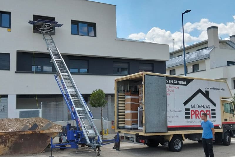 Mudanzas con elevador
